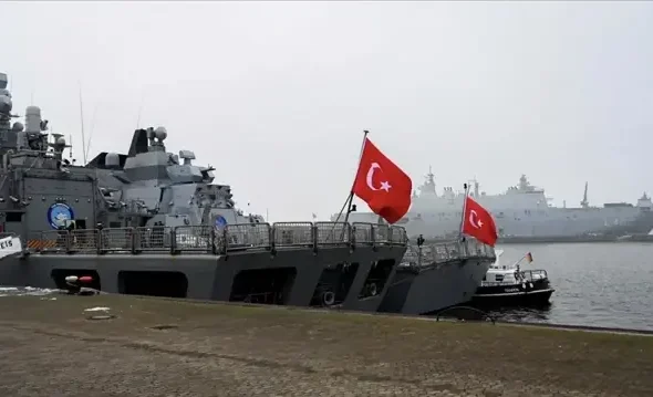 قوة المهام البحرية التركية “أناضولو” تزور ميناء في ألمانيا